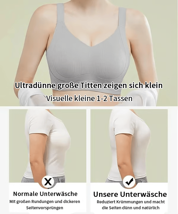 🏆Hautfreundlicher, bügelfreier, nicht abfärbender Push-Up-BH