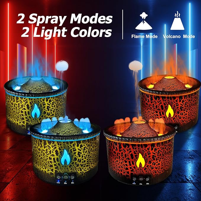 (🌲CHRISTMAS HOT SALE - 50% OFF) 🎁Volcano Humidifier, BUY 2 FREE SHIPPING