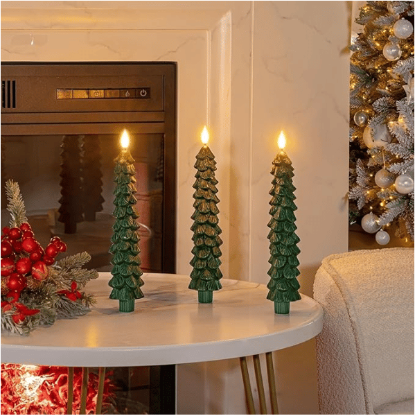 💥LAST DAY SALE 50% OFF💥Christmas Tree Candles with Remote