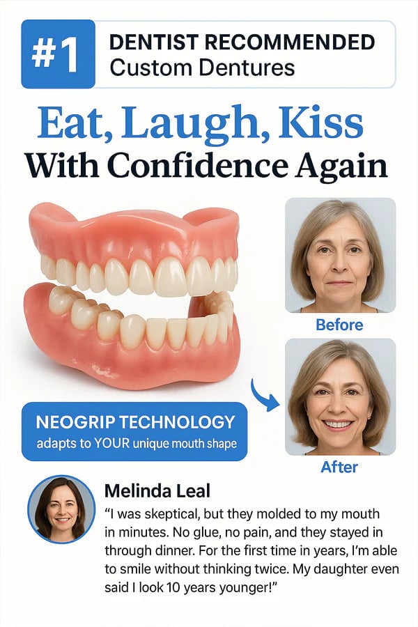 🦷Advanced Customized Full Denture Set🦷 (🔥10,000+ Sold In Last 30 Day)