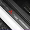 Tiktok Summer Sale🎉Car Carbon Fiber Leather Door Sill Strips（4PCS）