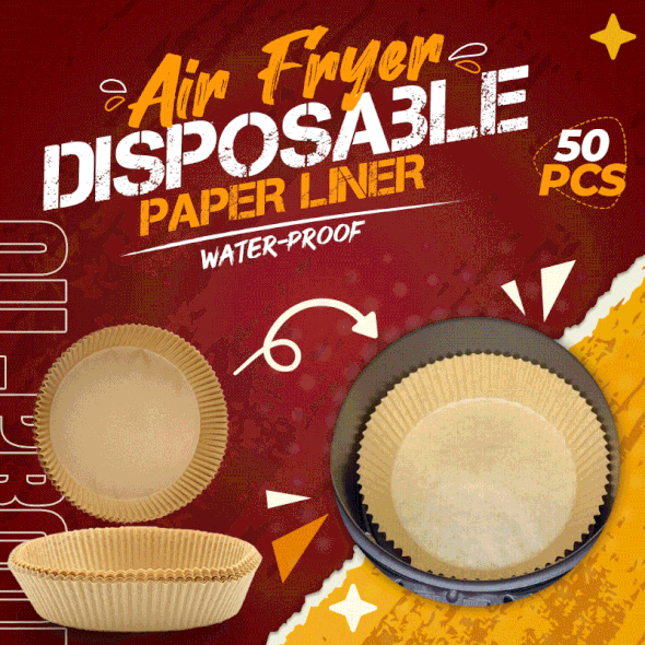 🎅Christmas Hot Sale🎄48% OFF🎁Air Fryer Disposable Paper Liner-🔥🔥BUY 40 GET 10 FREE(50 PCS)