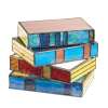 Last Day 49% OFF - Stained Glass Stacked Books Lamp