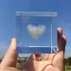 🔥Last Day Promotion - 70% OFF🎁3D Heart Glass Cloud Crystal Cube Ornament☁️