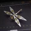 3D Insect Brass Puzzle, 100PCS+ Steampunk Dragonfly Model, Puzzle DIY Craft Kit, Great Gifts for Teens and Adults