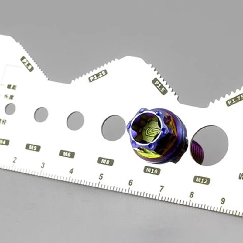 💥Stainless Steel Double-Sided Bolt Gauge Card💥