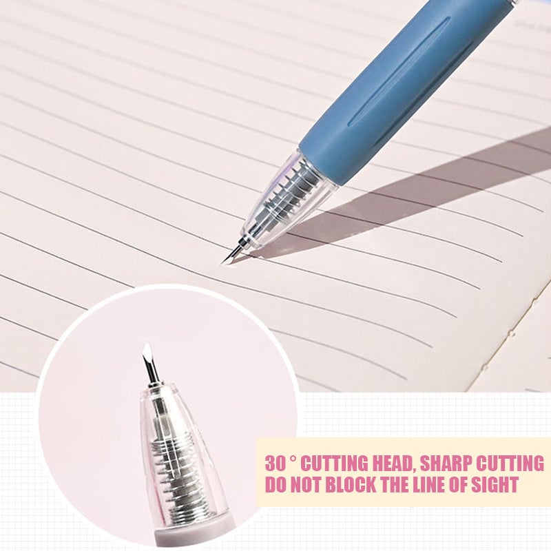 (🎄Christmas Hot Sale - 70% OFF)Cartoon Pattern Student Utility Knife Pen(6 Pcs)