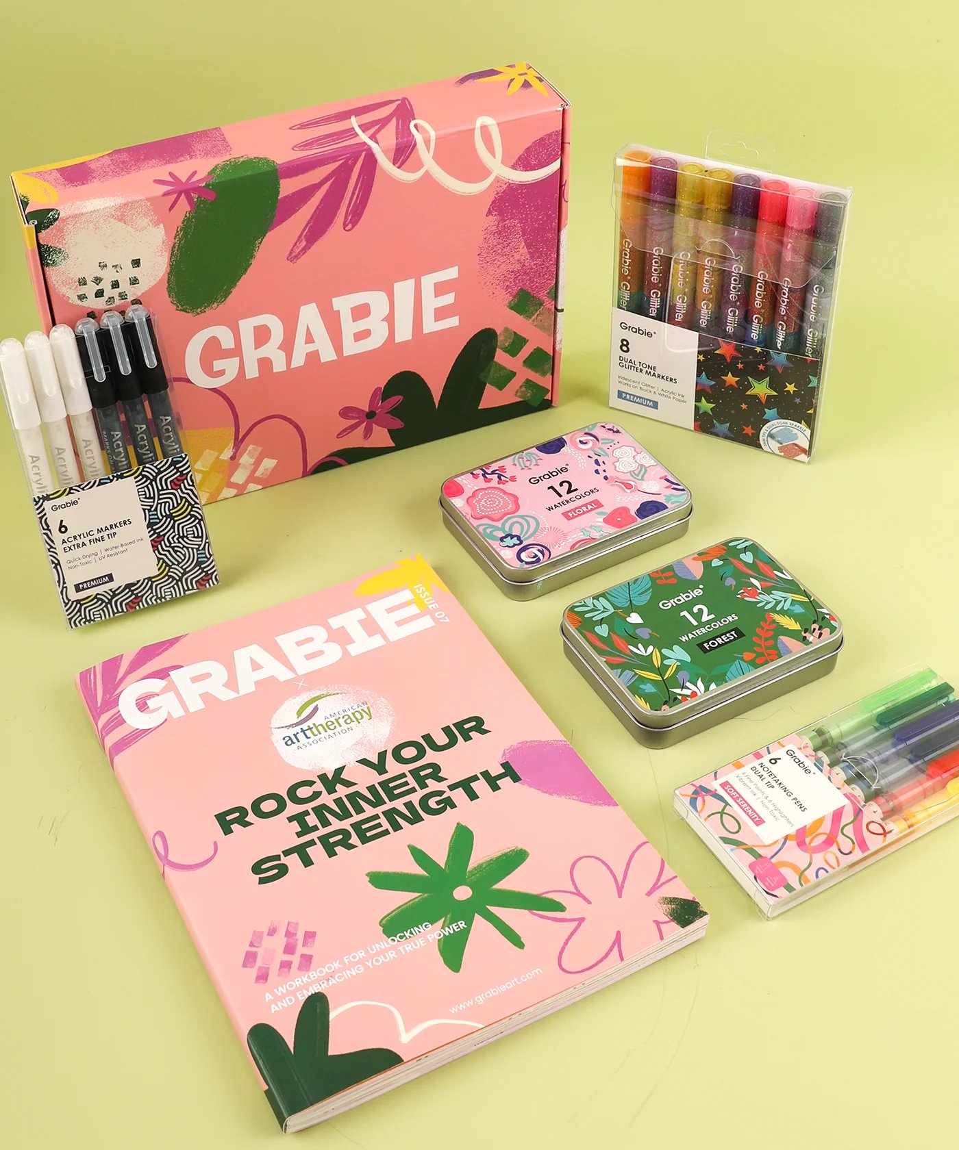 🔥LAST DAY 50% OFF🎨Grabie Quarterly Art Therapy Club Box🎁Buy 2 Free Shipping