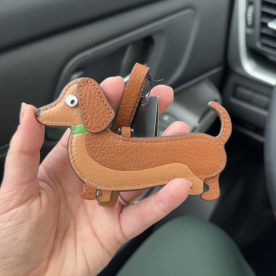 🔥Last Day 50% OFF-🐕Dachshund Brown Leather Bag Accessory