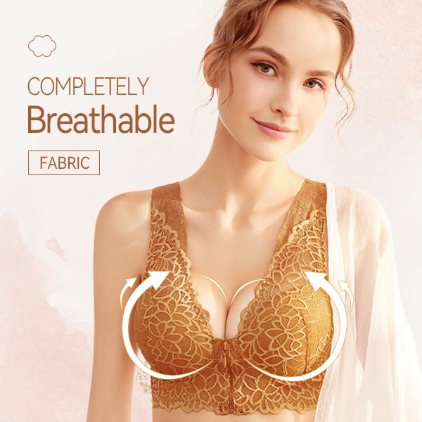 🎁Shop Now 45% OFF🎁 Front Zip Lace Push Up Bra
