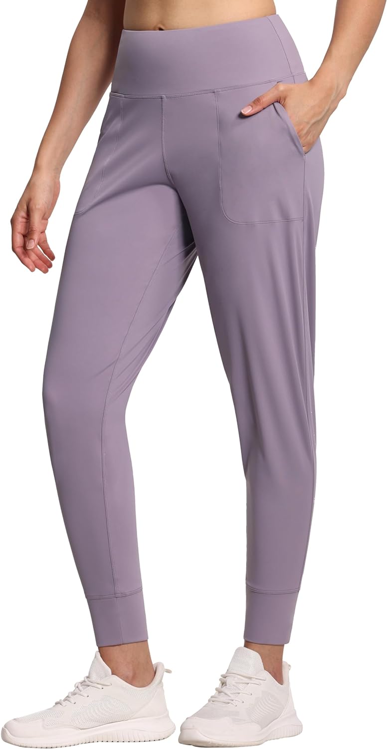 THE GYM PEOPLE Women's Joggers Pants Lightweight Athletic Leggings Tapered Lounge Pants for Workout, Yoga, Running