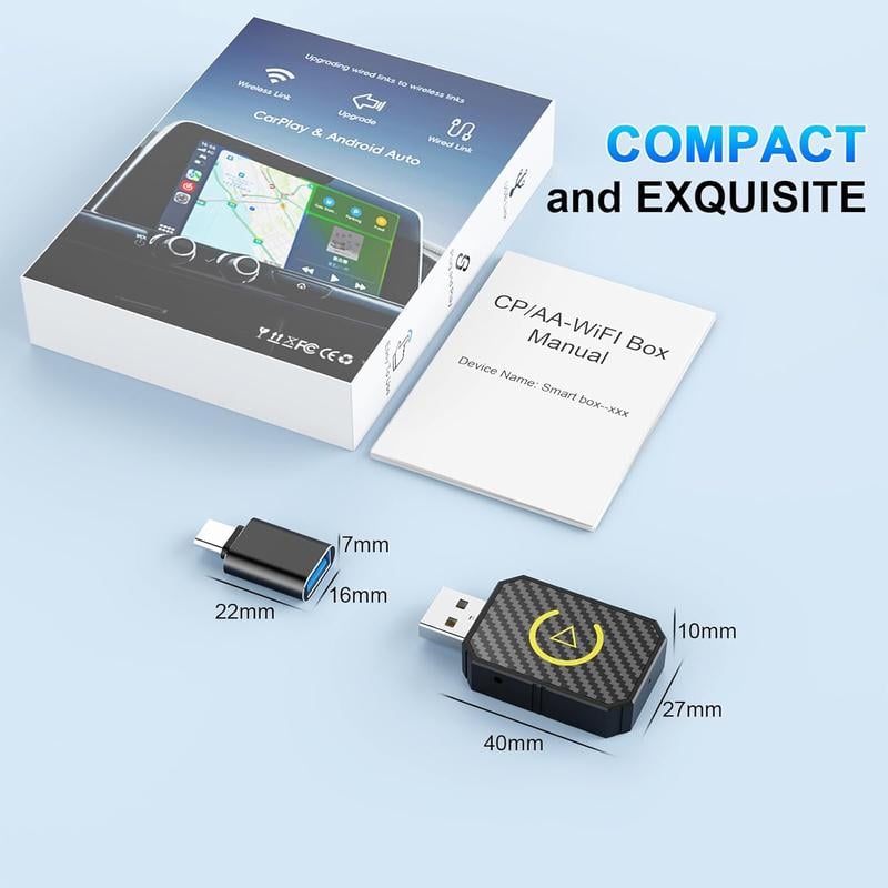 ✨Letzter Tag 49 % Rabatt🔥Mini-Kabelloser CarPlay-Adapter