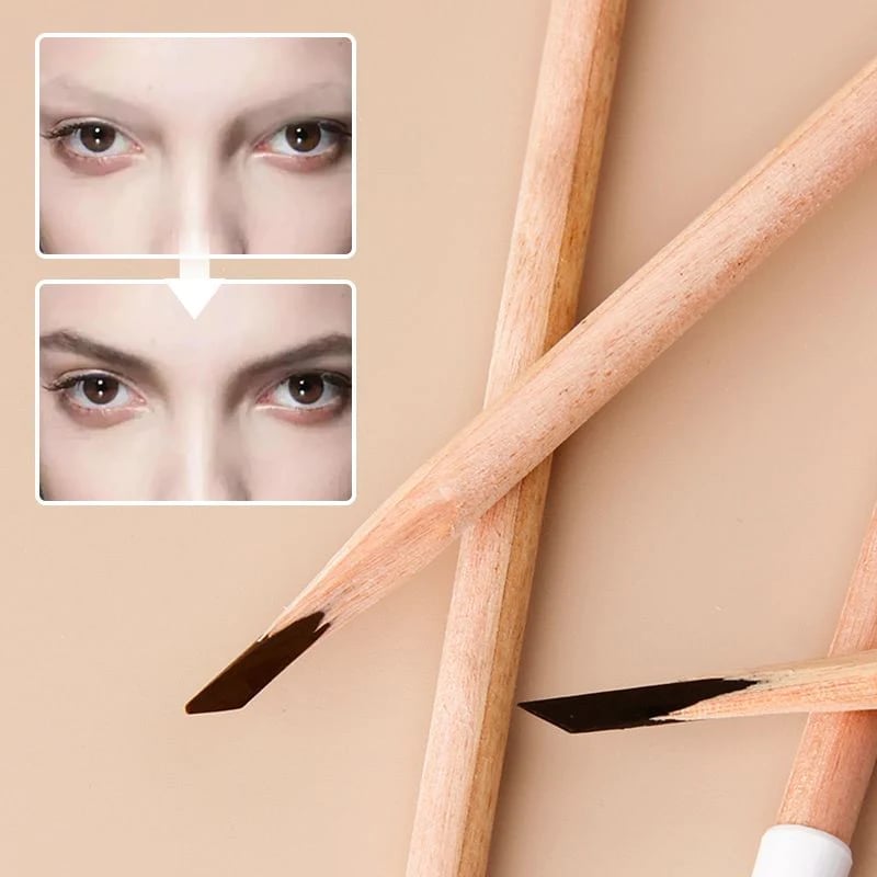 🔥LAST DAY 49% OFF--Pousbo® Waterproof Wooden Eyebrow Pencil