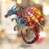 🎄Christmas Gift 50% Off--Acrylic Colorful Dragon Suncatcher Ornament