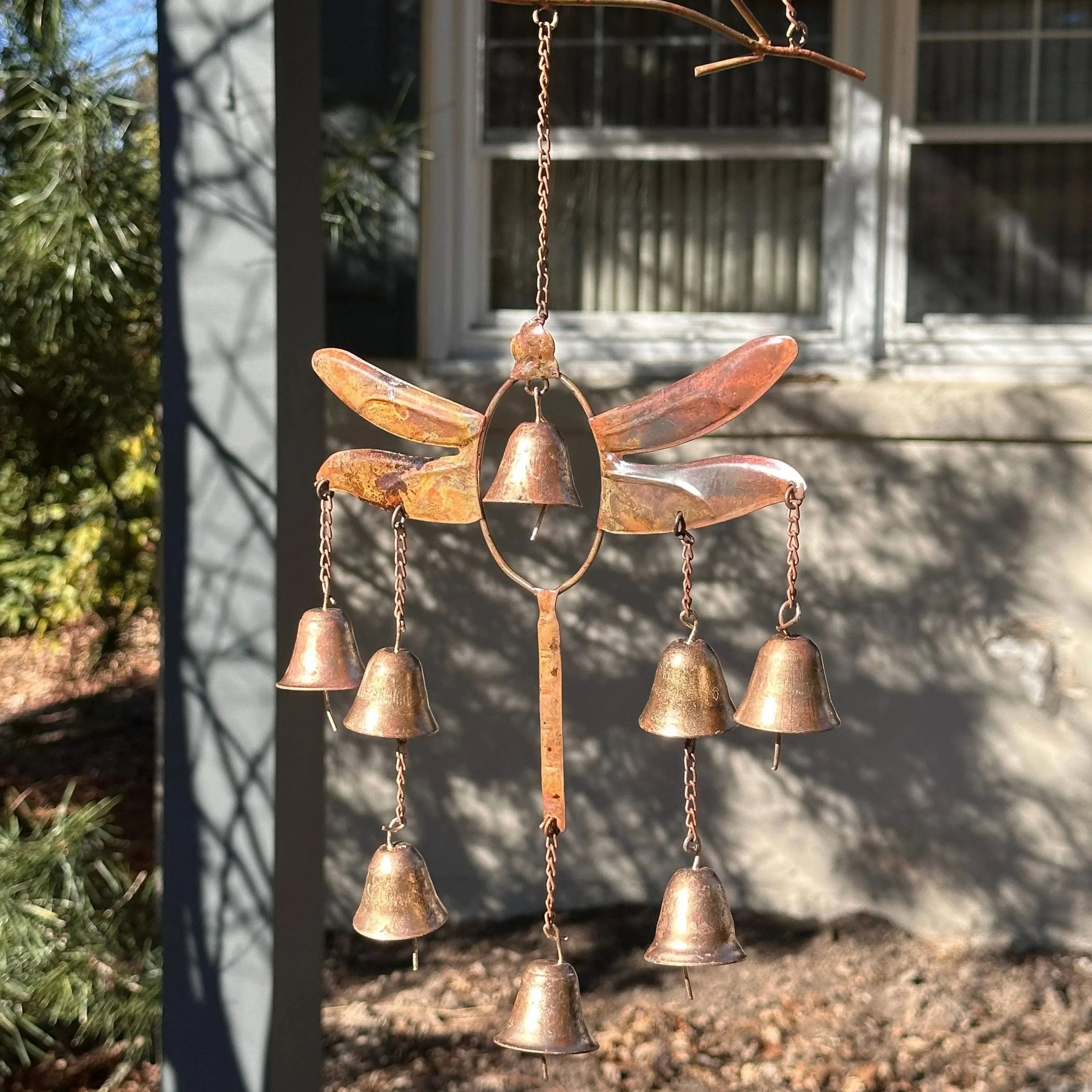 100% Handmade Dragonfly With Bells Wind Chime(𝐒𝐭𝐞𝐯𝐞 𝐑𝐨𝐞𝐬 𝐇𝐚𝐧𝐝𝐦𝐚𝐝𝐞®) - Buy 2 Free Shipping