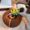 😸Modular Track with Ball Corrugate Scratcher Cat Toy