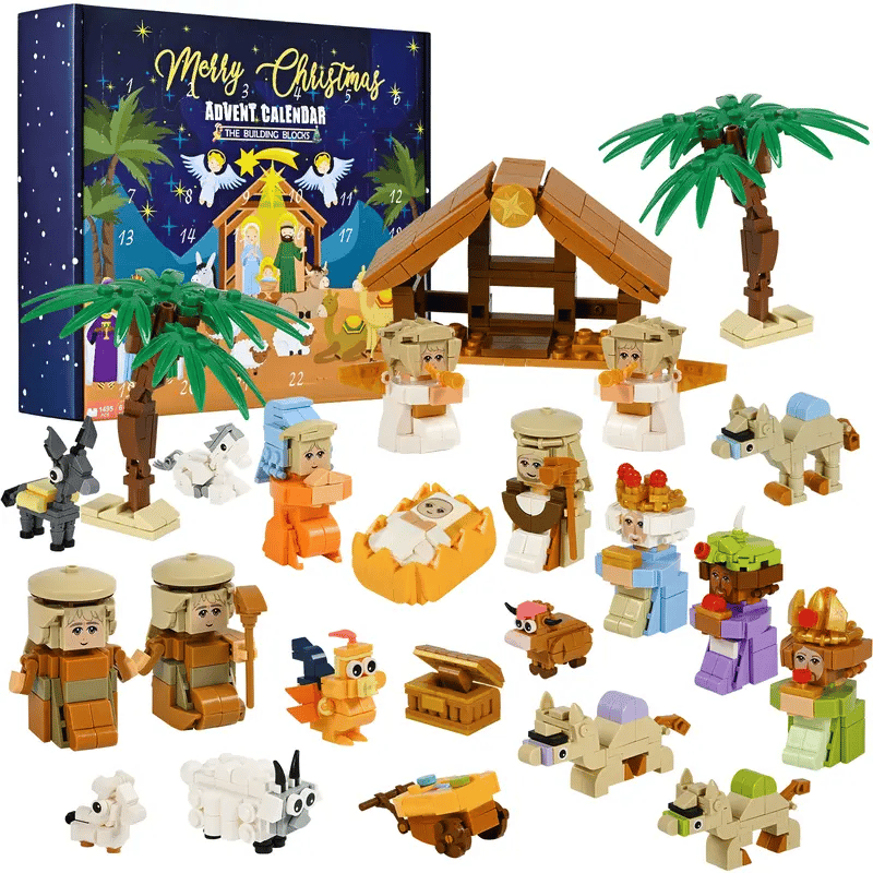 🎁TikTok Last Day Sale - 70% OFF🔥 Nativity Advent Calendar 2025 - 24 Days