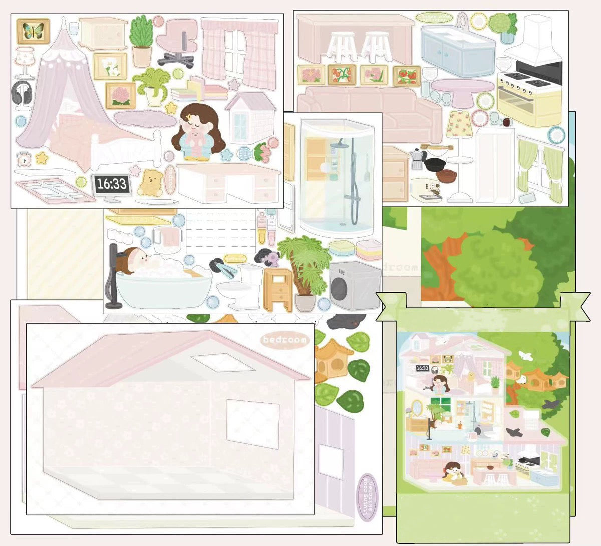 Sticker Scene: Make your Own Dream House