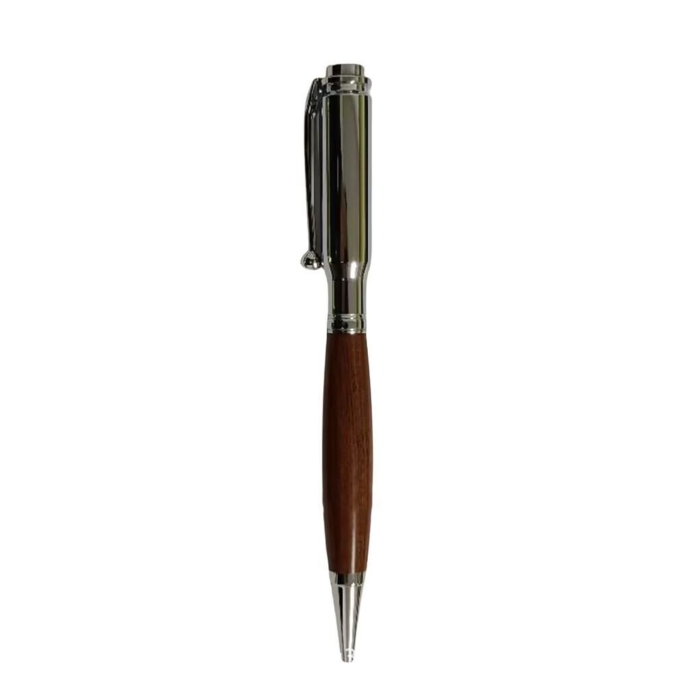 Wood Metal Bolt Action Pen Black Ink Ballpoint Pens