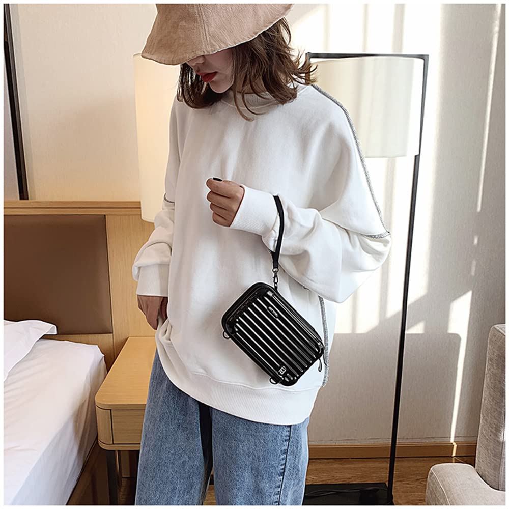 🔥(Last Day Sale- 50% OFF) Mini Suitcase Shape Crossbody Bag Shoulder Bag