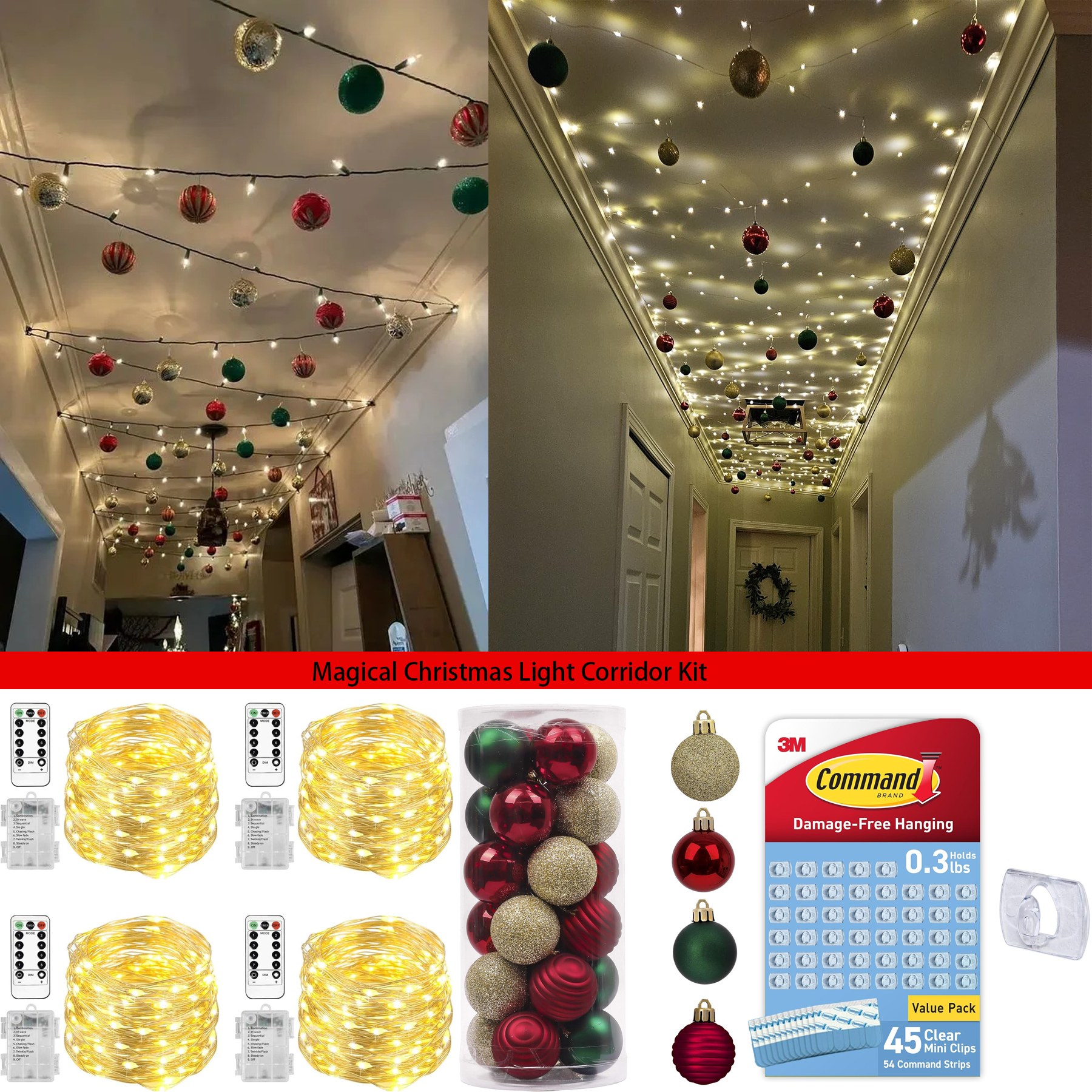 🛒Black Friday Deals🛒✨Magical Christmas Light Corridor Complete Kit