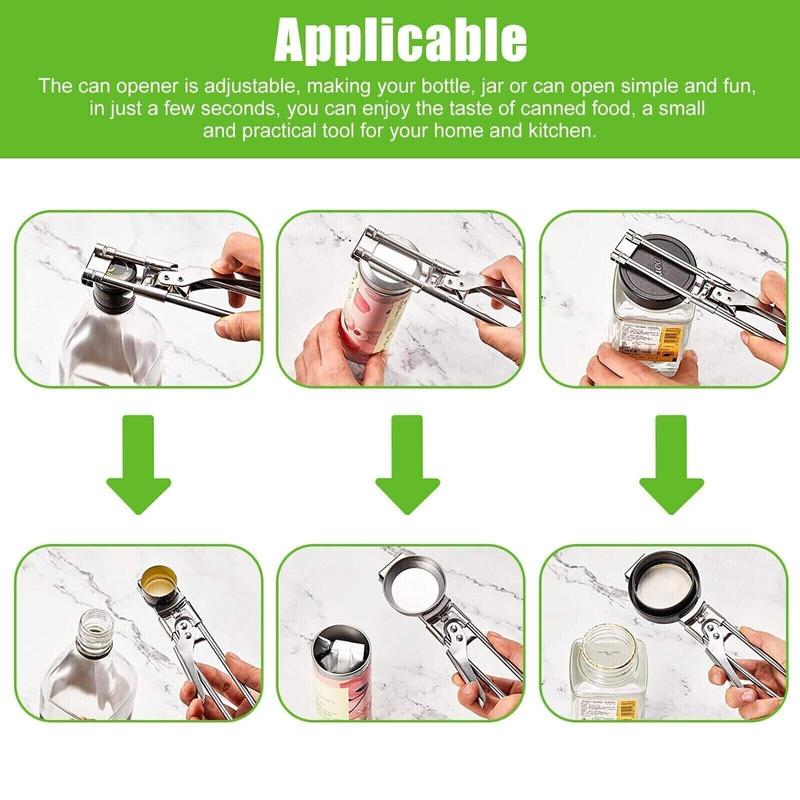 💥LAST DAY SALE 50% OFF💥Adjustable Stainless Steel Jar Opener