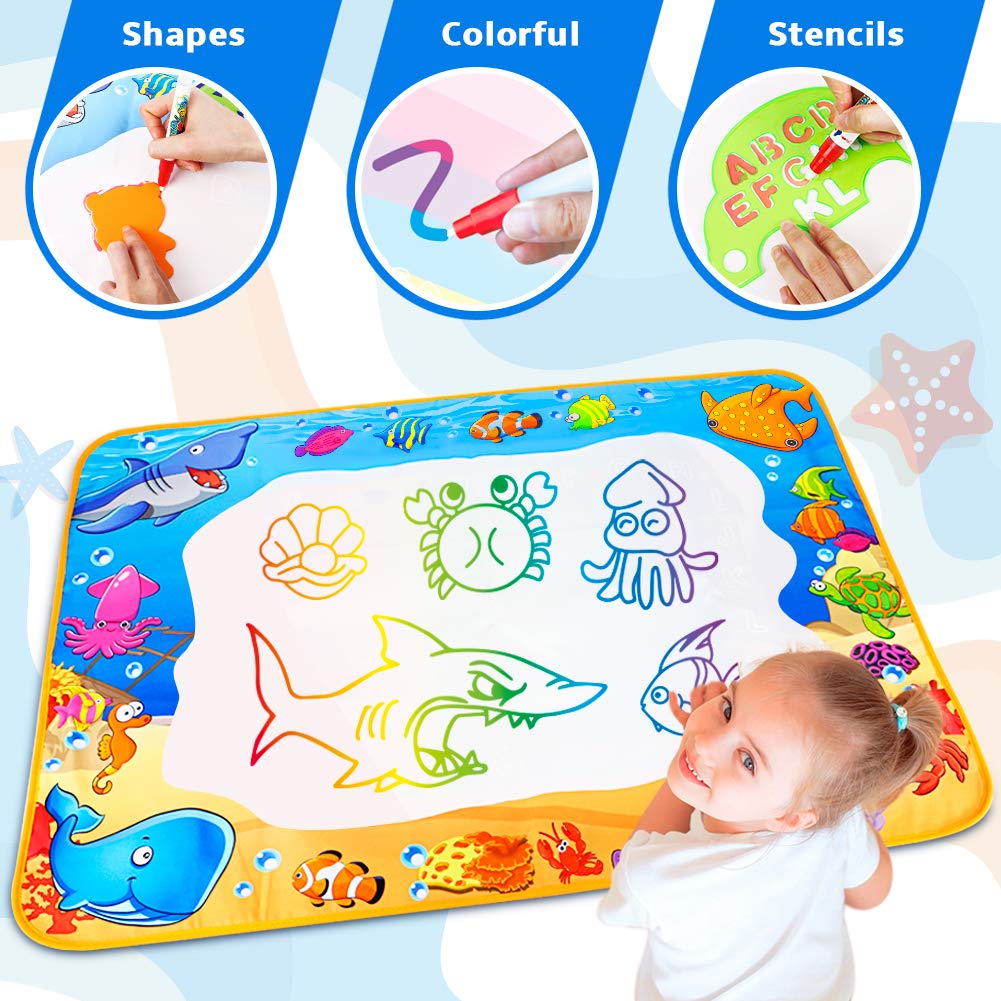 Aqua Magic Mat - Kids Painting Writing Doodle Board Toy