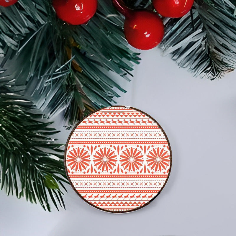 🔥Last Day Promotion - 60% OFF🎁Round Christmas tree hanging sign with patterns