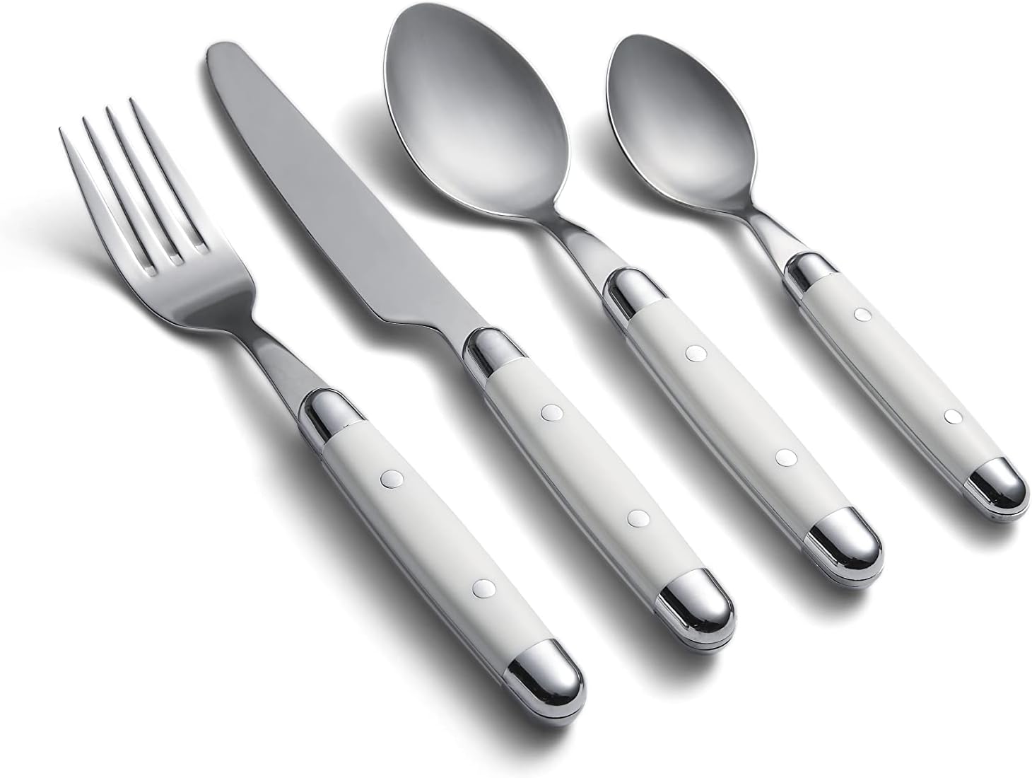 Cambridge Silversmiths, Blue, Jubilee Flatware, Service for 4, 16 Piece Set, Dorm Room Essentials, First Apartment