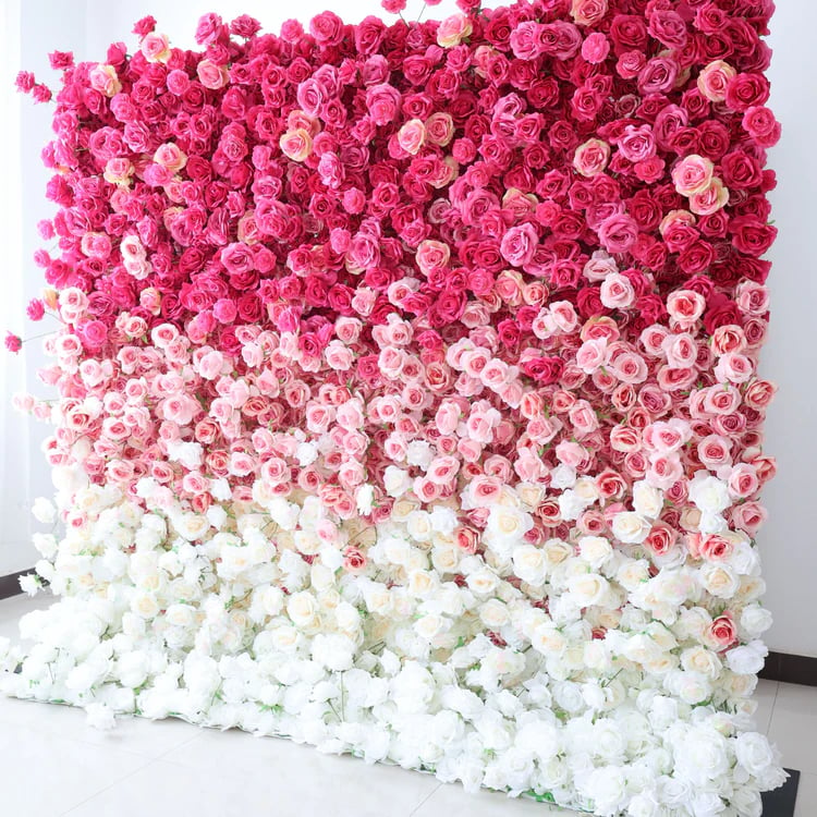 Last Day Promotion 70% OFF - 🌸Handmade 5D Roll-Up Fabric Flower Wall