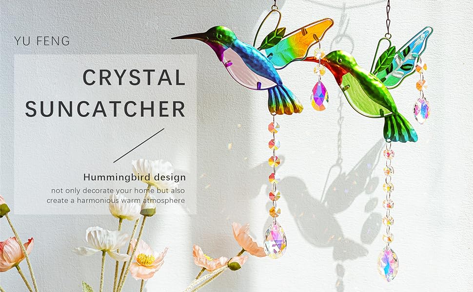 🔥Handmade Hummingbird Stained Glass Suncatcher-Buy 2 Get Free Shipping
