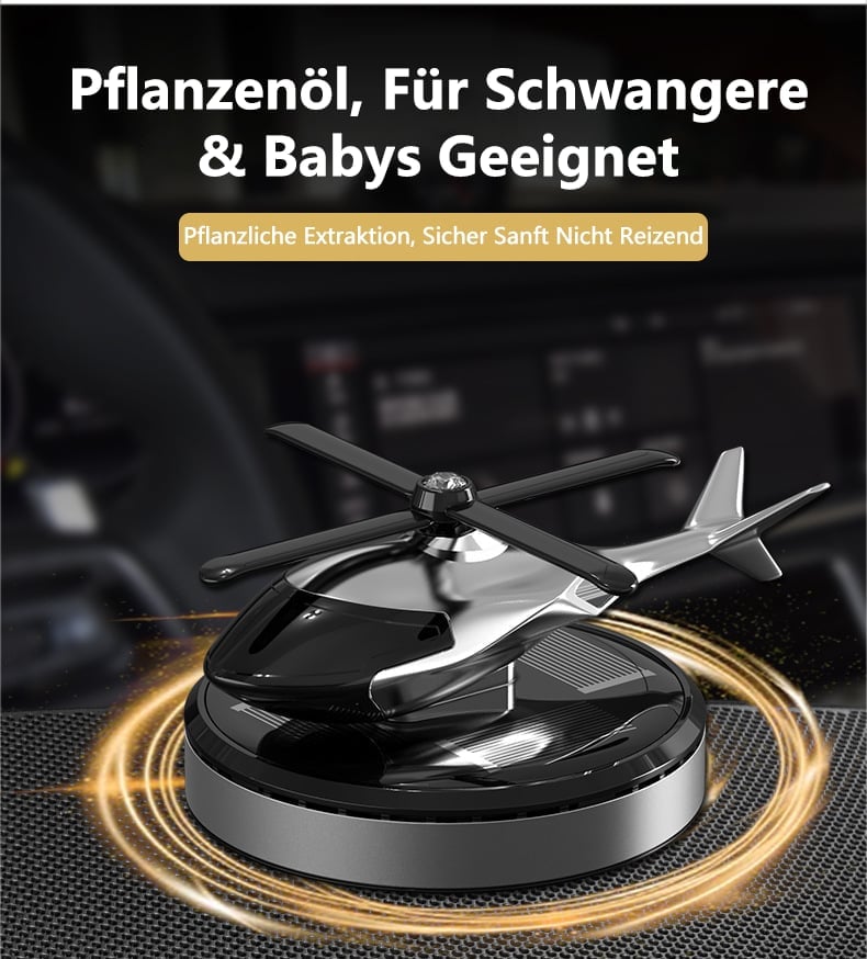 🔥Letzter Tag Verkauf 49% Rabatt🚁 Solarbetriebener rotierender Hubschrauber-Auto-Lufterfrischer