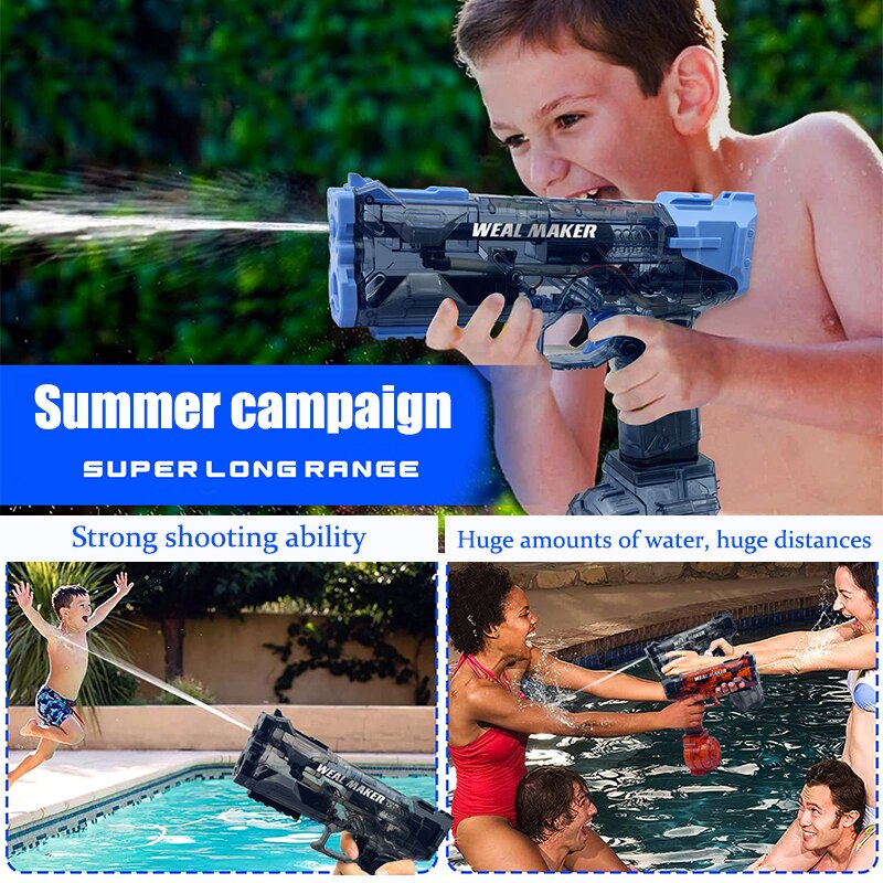 (Summer Hot Sale Now-50% OFF) 🔫✨2023 New Glock Fast Shooting Water Gun-BUY 2 FREE SHIPPING NOW !