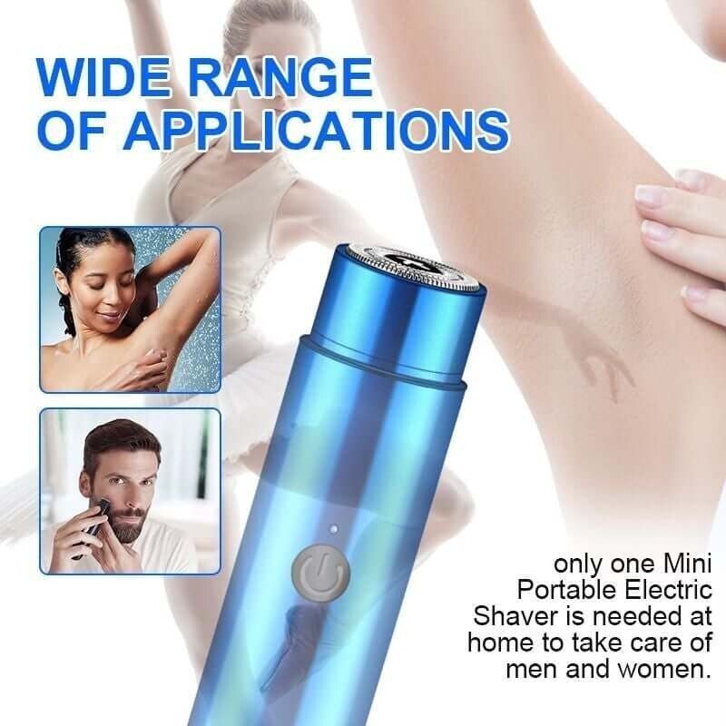 🔥Washable Portable Electric Shaver(Free replaceable blades)