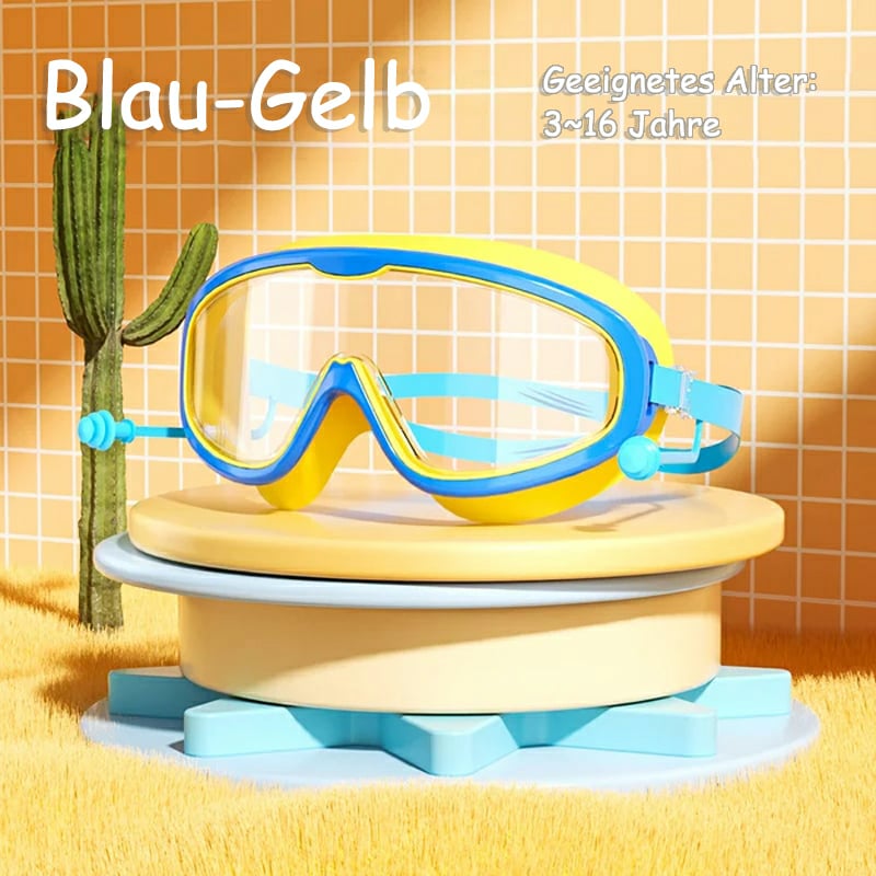 🔥Letzter Tag 49% Rabatt-HD-Schwimmbrille für Kinder mit großem Rahmen, wasserdicht und beschlagfrei🥽