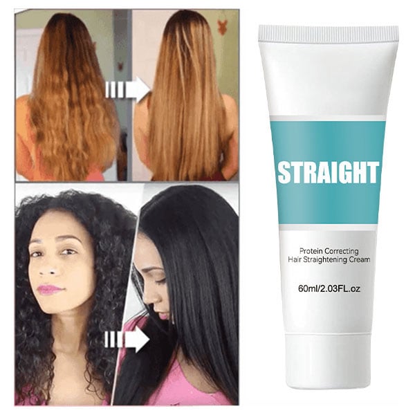 (🔥Last Day Promotion - 70% OFF)Silk & Gloss Hair Straightening Cream, Buy 2 Get 2 Free