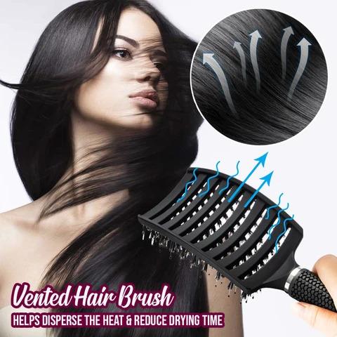 🌲Early Christmas Sale 48% OFF-Detangler Bristle Nylon Hairbrush(BUY 2 FREE SHIPPING)