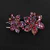 (Christmas Hot Sale- 49% OFF) Rhinestone Double Flower Hair Clip- Buy 4 Free Shipping