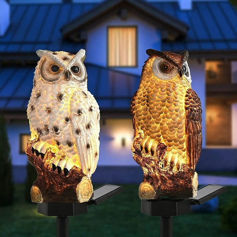 🔥Last Day Promotion 70% OFF🔥Waterproof Solar Powered Owl Lawn Light