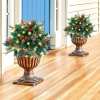 🎅HOT SALE 49% OFF🎄🔥Pre-lit Artificial Christmas Tree Urn Filler💐