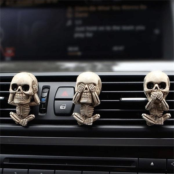 (Valentine's Day Hot Sale- 50% OFF) Skull Head Aromatherapy Ornaments- BUY 4 GET EXTRA 20% OFF