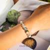 Triple Moon Protection Bracelet – Moonstone, Black Obsidian, Blue Tiger’s Eye, Hematite & Tourmalinated Quartz