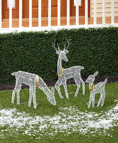 (🌲Early Christmas Sale- 50%) 🎁White Glitter Reindeer Christmas Light