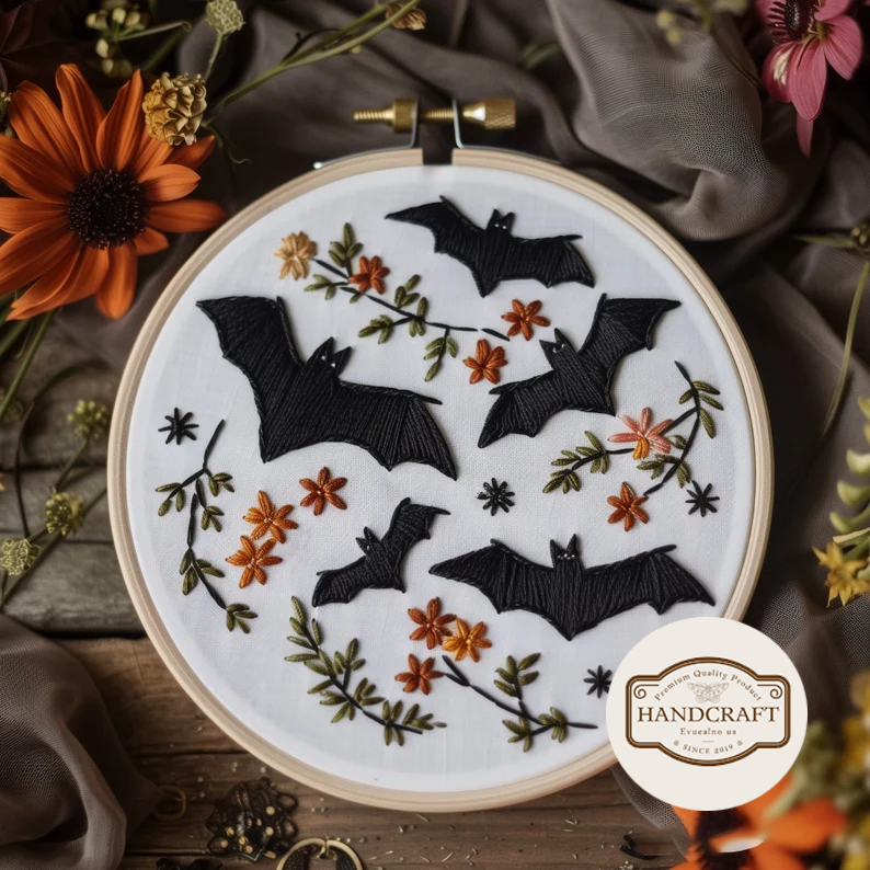 🔥 Last Day Sale🔥2024 Halloween Embroidery KIT