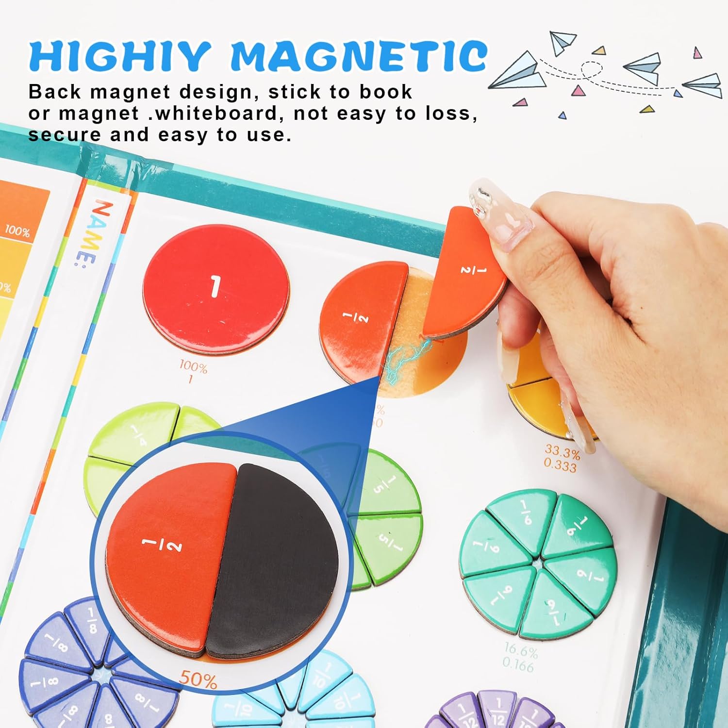 🍂TikTok Fall Mega Sale🎉Magnetic Fraction Demonstration Book