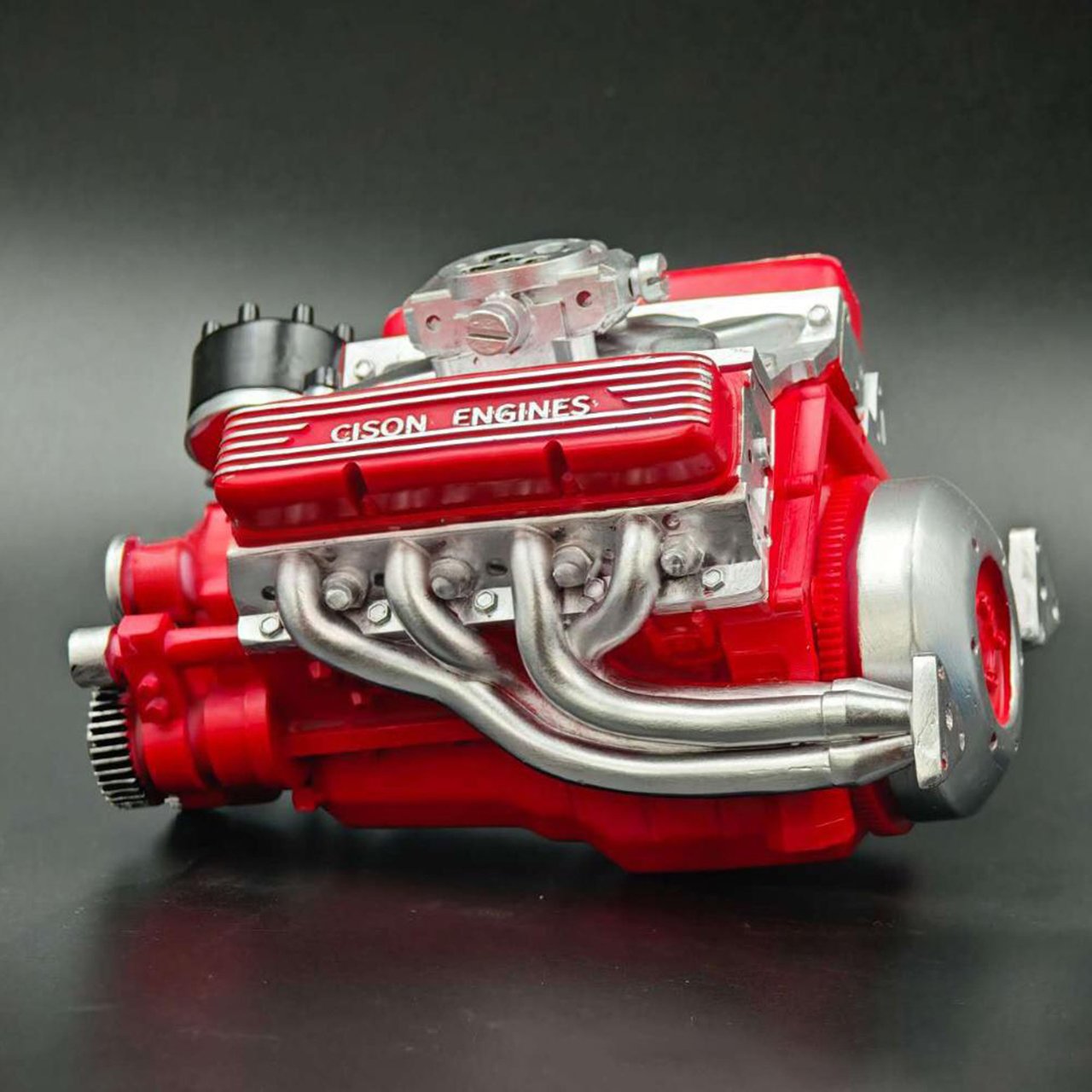 NEW Benzin OHV V8 Kleinblock-Motor Modellkits 4-Takt 44cc wassergek??hlt
