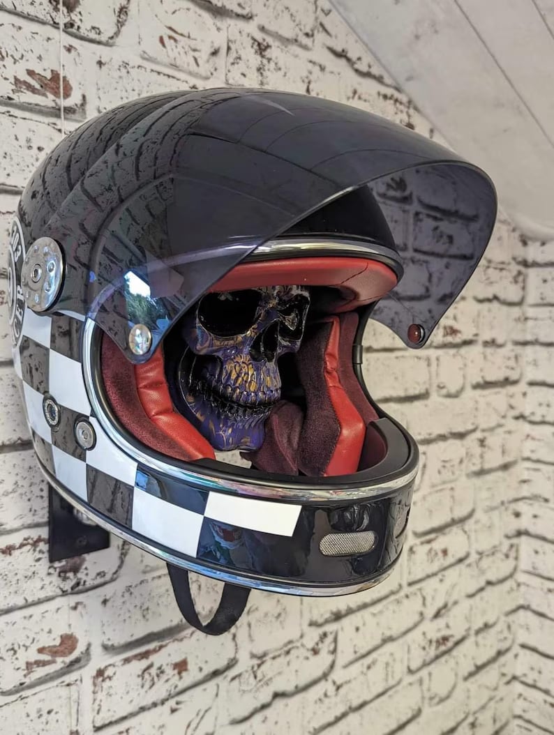 🔥LAST DAY SALE 49% OFF 🏴‍☠️Motorcycle helmet and jacket skull holder🎁BUY 2 FREE SHIPPING