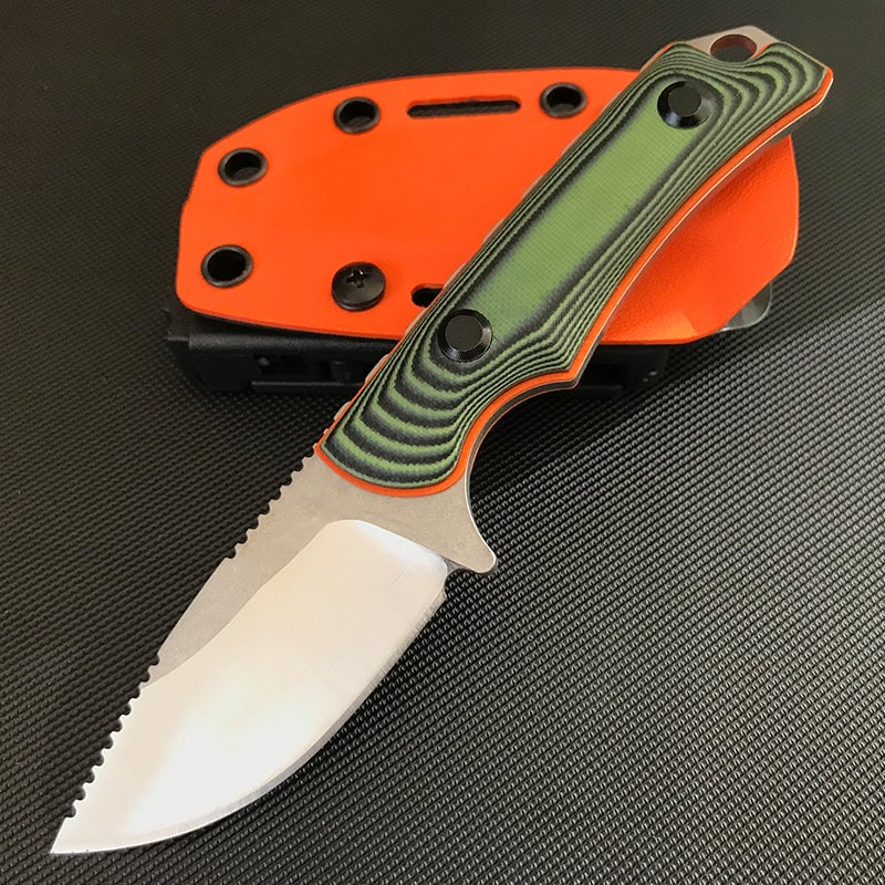 15017 Small Fixed Blade Knife with G10 Handle & Kydex Sheath