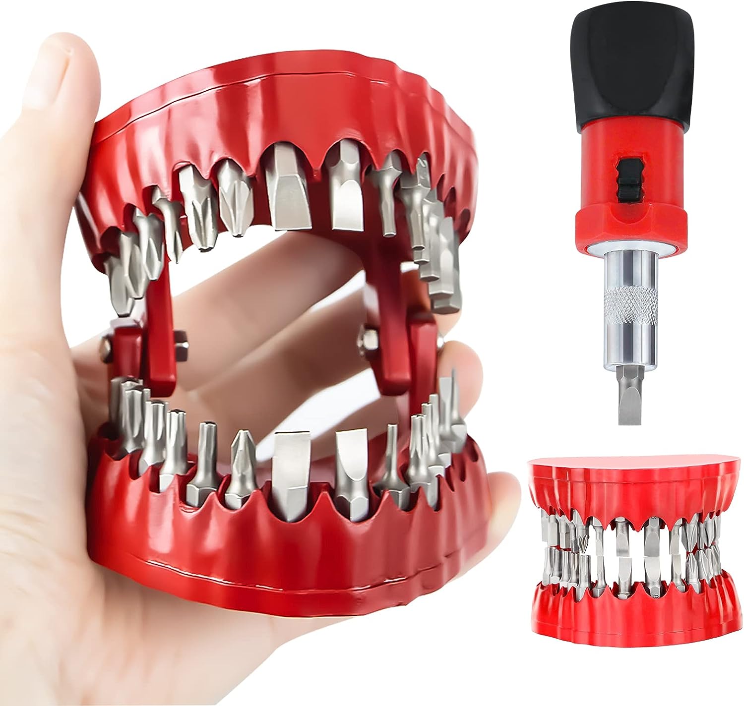 (🔥Last Day 50% OFF) Denture Drill Bit Holder with 28 Bits Set