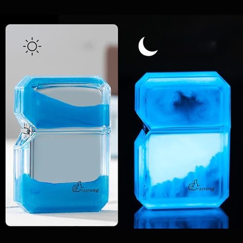 💝Best Gift For Man-50% Off🔥Quicksand Luminous Windproof Lighter